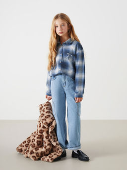 Ekose K?z ?ocuk G?mlek