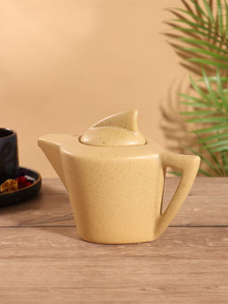 Чайник заварочный Акула, керамика, жёлтый - Simaland фото 4