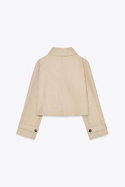 ZW COLLECTION SHORT TRENCH COAT - Zara фото 7