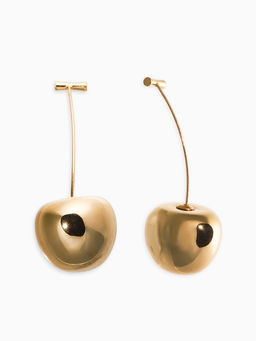 Цена за 2 шт. Серьги «Черешня», цвет золото