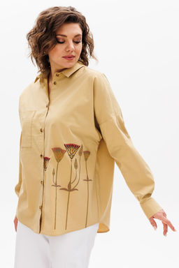 Блуза Michel Chic 784 песочный  фото 4