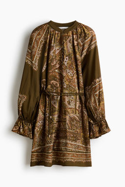 Vestido camisero con cintur?n de anudar