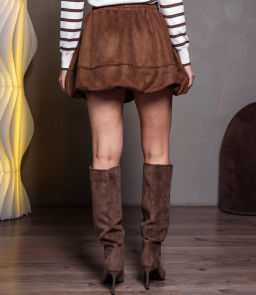 Юбка #КТ25137, шоколадный - Dommod фото 4