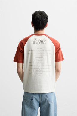 FADED PRINTED T-SHIRT - Zara фото 3