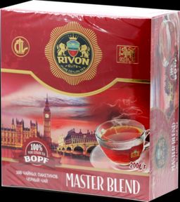 Rivon. Master Blend BOPF 200 гр. карт.пачка, 100 пак. ШРИ-ЛАНКА