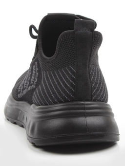 03-TEX-D01-07 BLACK Кроссовки летние мужские (текстиль)