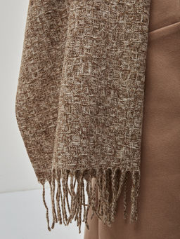 В составе шерсть. Большой теплый двусторонний палантин - Tantino фото 4