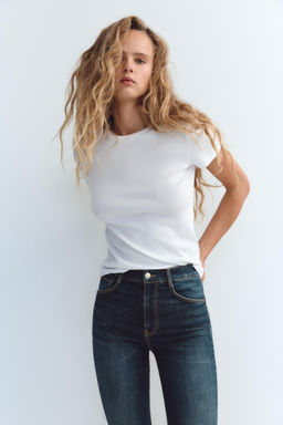 JEANS TRF SKINNY TIRO ALTO / Marino - Zara фото 2