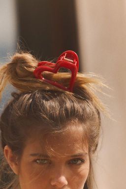 HEART SHEEPSKIN CLIP - Zara фото 2