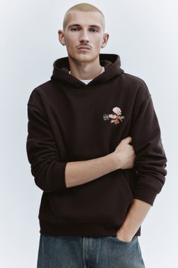 Sudadera con motivo y capucha Relaxed Fit - H&m фото 11