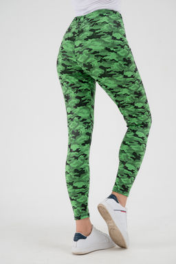 Легинсы женские из вискозы Fitness зеленый макс - Амадэль фото 7