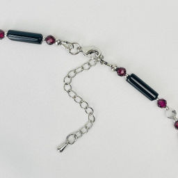 Колье из Агата, Граната и Лунного камня