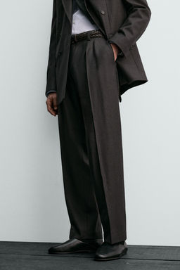 AARON LEVINE X ZARA WOOL SUIT TROUSERS фото 5