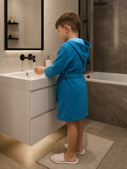 Халат детский голубой - Утенок фото 61