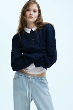 Jersey en punto pointelle - H&m фото 9