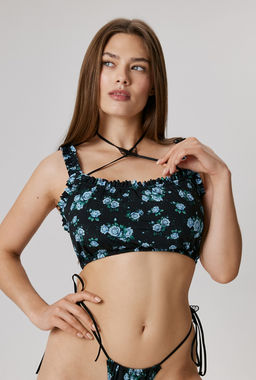 Infinity / Полуграция жен. Narisio голубой принт - Infinity Lingerie фото 2