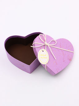 Набор подарочных коробок сердце 3 в 1, сиреневый с акцентом, 22?20?9; 18.5?17?7.5; 16?14?6 см - UPAK LAND фото 5