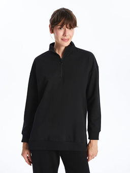 Dik Yaka Kad?n Sweatshirt