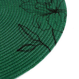 Салфетка сервировочная, плейсмат Цветы, d=38 см - Дорого внимание фото 3