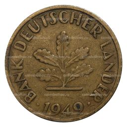 10 пфеннигов 1949 года J Германия