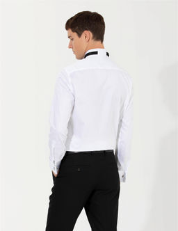 Beyaz Slim Fit Smokin G_mlek