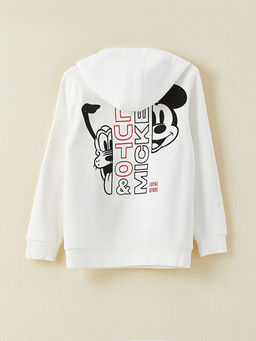 Kap??onlu Mickey Mouse Bask?l? Uzun Kollu Erkek ?ocuk Sweatshirt - Waikiki фото 2
