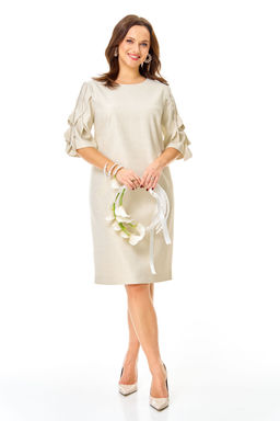 Платье Olga Style С990 беж  фото 5