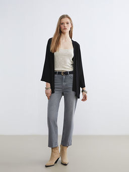 Straight Fit Kad?n Jean Pantolon