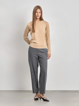 EMKA // Нежный джемпер из трикотажа с шелком  фото 3