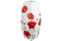Ваза 2 л 11,5*11,5*25 см Маки квадрат, NEW BONE CHINA - Elan gallery фото 4
