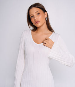 Платье #КТ2847, белый