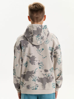 PELICAN, толстовка для мальчиков, Светло-серый  фото 3