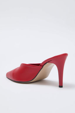 Siyah Burnu Kapal? Klasik Topuklu Mule Terlik TAKAW26TO00017 - Trendyolmilla фото 8