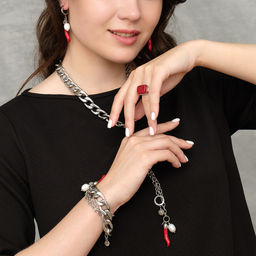 Серьги из муранского стекла PAPRIKA LC3446