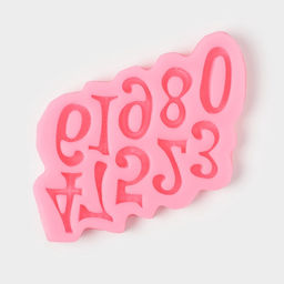 Молд для заливки Цифры 2026, силикон, 15?10 см, МИКС