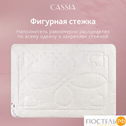 CASSIA Одеяло ЖЕМЧУЖИНА ТИБЕТА лайт 200х220,1пр.,хл./шерсть/микровол., 200г/м2  фото 18