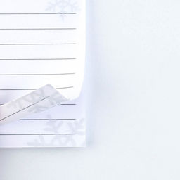 Подарочный набор новогодний, блокнот на спирали А6, 60 листов и магнитные закладки 2 шт. «Для девочек»