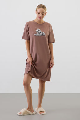 Е 10065/капучино сорочка ночная жен - Very neat фото 5