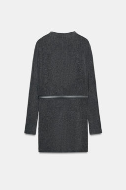 VESTIDO SOFT CINTUR?N / Gris antracita - Zara фото 9
