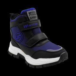 Ботинки мембранные на меху А7717-10 синие