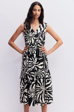 Vestido de algodon con cordon de ajuste - H&m фото 2
