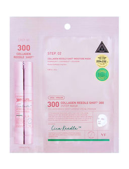 VT Cosmetics Интенсивная двухфазная маска для лица с коллагеном / Collagen Reedle Shot 300 2step Mask, 1,5 г + 27 г