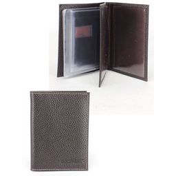 Обложка для авто+паспорт Croco-ВП-103 натуральная кожа коричневый флотер св нить (16/1) 243984