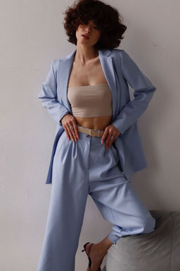 12358 Кюлоты голубые в полоску - Martichelli фото 5