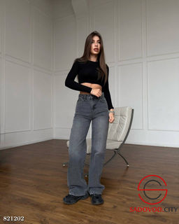 Джинсы женские с высокой посадкой - Bruno фото 2