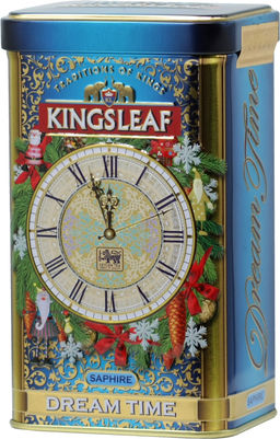 BASILUR. Новый год. KingsLeaf. Время мечты (сапфир) 75 гр. жест.банка