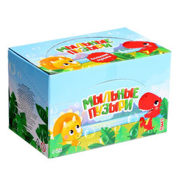 Цена за 15 шт. Мыльные пузыри Динозавры, 45 мл - Соломон фото 7