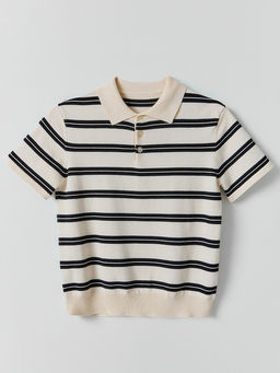 Поло для мальчиков в полоску - Mark formelle фото 4