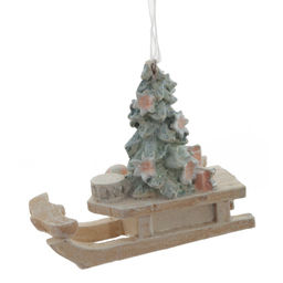 Изделие декоративное подвесное "Сани", L7,5 W3 H6 см