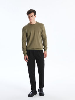 Bisiklet Yaka Erkek Triko Kazak